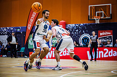 Basketball, Win2Day Superliga 2023/24, Grunddurchgang 3.Runde, Vienna Timberwolves, Oberwart Gunners, Oscar Schmit (36)