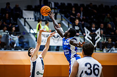 Basketball, Win2Day Superliga 2023/24, Grunddurchgang 3.Runde, Vienna Timberwolves, Oberwart Gunners, Philipp D'Angelo (9)