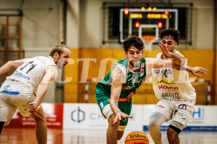 Basketball, Basketball Zweite Liga 2023/24, Grunddurchgang 2.Runde, Mattersburg Rocks, Future Team Steiermark, Yves Höger (1)