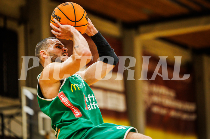 Basketball, Basketball Zweite Liga 2023/24, Grunddurchgang 2.Runde, Mattersburg Rocks, Future Team Steiermark, Justin McCaw (9)