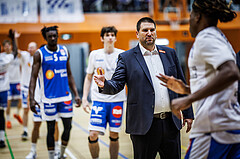 Basketball, Win2Day Superliga 2023/24, Grunddurchgang 3.Runde, Vienna Timberwolves, Oberwart Gunners, Horst Leitner (Head Coach)