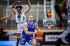 Basketball, Win2Day Superliga 2023/24, Grunddurchgang 3.Runde, Vienna Timberwolves, Oberwart Gunners, Sebastian Käferle (7)
