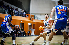 Basketball, Win2Day Superliga 2023/24, Grunddurchgang 3.Runde, Vienna Timberwolves, Oberwart Gunners, Jakob Szkutta (10)