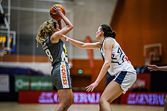 Basketball, Win2Day Basketball Damen Superliga 2023/24, Grunddurchgang 1.Runde, Vienna Timberwolves, Klosterneuburg Duchess, Sarah Winkler (18), Melanie Fischer (14)