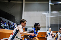 Basketball, Win2Day Superliga 2023/24, Grunddurchgang 3.Runde, Vienna Timberwolves, Oberwart Gunners, Elias Wlasak (8), Tre'vion Lamar (10)