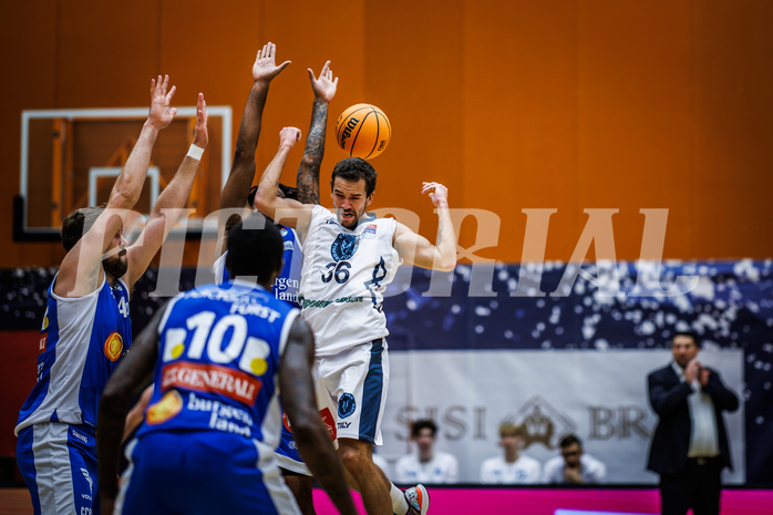 Basketball, Win2Day Superliga 2023/24, Grunddurchgang 3.Runde, Vienna Timberwolves, Oberwart Gunners, Oscar Schmit (36)