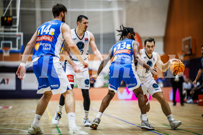 Basketball, Win2Day Superliga 2023/24, Grunddurchgang 3.Runde, Vienna Timberwolves, Oberwart Gunners, Jakob Szkutta (10)