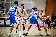 Basketball, Win2Day Superliga 2023/24, Grunddurchgang 3.Runde, Vienna Timberwolves, Oberwart Gunners, Jakob Szkutta (10)