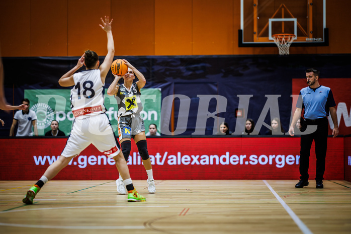 Basketball, Win2Day Basketball Damen Superliga 2023/24, Grunddurchgang 1.Runde, Vienna Timberwolves, Klosterneuburg Duchess, Lisa Zderadicka (5)
