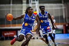 Basketball, Win2Day Superliga 2023/24, Grunddurchgang 3.Runde, Vienna Timberwolves, Oberwart Gunners, James Graham (11)