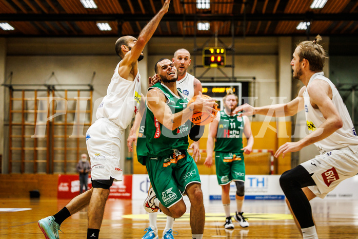 Basketball, Basketball Zweite Liga 2023/24, Grunddurchgang 2.Runde, Mattersburg Rocks, Future Team Steiermark, Justin McCaw (9)