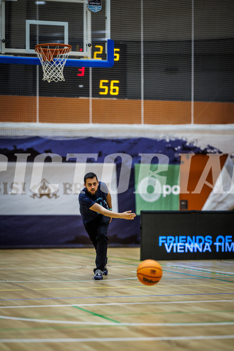 Basketball, Win2Day Superliga 2023/24, Grunddurchgang 3.Runde, Vienna Timberwolves, Oberwart Gunners, fans