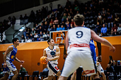 Basketball, Win2Day Superliga 2023/24, Grunddurchgang 3.Runde, Vienna Timberwolves, Oberwart Gunners, Jakob Szkutta (10)