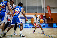 Basketball, Win2Day Superliga 2023/24, Grunddurchgang 3.Runde, Vienna Timberwolves, Oberwart Gunners, Oscar Schmit (36)