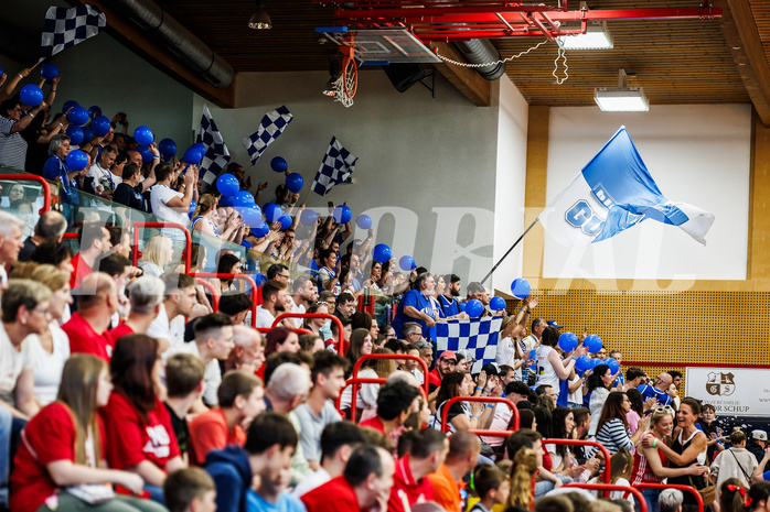 Basketball, win2day Basketball Superliga 2023/24, Halbfinale Spiel 3, Traiskirchen Lions, Oberwart Gunners, #Blue-White Gunfire