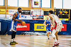 Basketball, win2day Basketball Superliga 2023/24, Halbfinale Spiel 3, Traiskirchen Lions, Oberwart Gunners, Derrek Brooks Jr. (11)