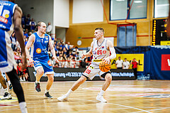 Basketball, win2day Basketball Superliga 2023/24, Halbfinale Spiel 3, Traiskirchen Lions, Oberwart Gunners, Edgars Lasenbergs (25)