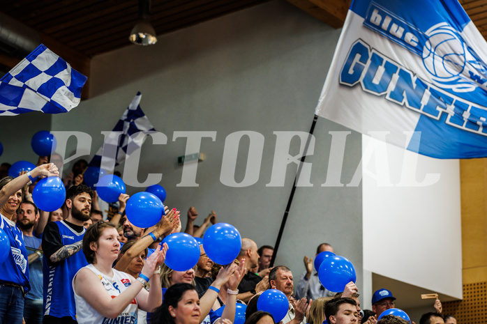 Basketball, win2day Basketball Superliga 2023/24, Halbfinale Spiel 3, Traiskirchen Lions, Oberwart Gunners, #Blue-White Gunfire