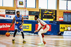 Basketball, win2day Basketball Superliga 2023/24, Halbfinale Spiel 3, Traiskirchen Lions, Oberwart Gunners, Derrek Brooks Jr. (11)