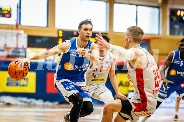 Basketball, win2day Basketball Superliga 2023/24, Halbfinale Spiel 3, Traiskirchen Lions, Oberwart Gunners, Jonathan Knessl (12)