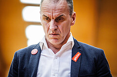 Basketball, win2day Basketball Superliga 2023/24, Halbfinale Spiel 3, Traiskirchen Lions, Oberwart Gunners, Radomir Mijanovic (Head Coach)