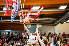Basketball, win2day Basketball Superliga 2023/24, Halbfinale Spiel 3, Traiskirchen Lions, Oberwart Gunners, Demarcus Demonia (4)