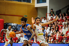Basketball, win2day Basketball Superliga 2023/24, Halbfinale Spiel 3, Traiskirchen Lions, Oberwart Gunners, Kris Monroe (13)