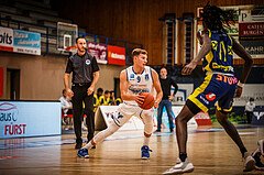 Basketball, bet-at-home Basketball Superliga 2021/22, Platzierungsrunde Spiel 8, Oberwart Gunners, UBSC Graz, Edi Patekar (9)