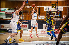 Basketball, bet-at-home Basketball Superliga 2021/22, Platzierungsrunde Spiel 8, Oberwart Gunners, UBSC Graz, Ioannis Chatzinikolas (11)