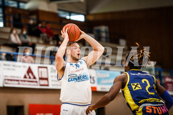Basketball, bet-at-home Basketball Superliga 2021/22, Platzierungsrunde Spiel 8, Oberwart Gunners, UBSC Graz, Renato Poljak (16)