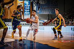 Basketball, bet-at-home Basketball Superliga 2021/22, Platzierungsrunde Spiel 8, Oberwart Gunners, UBSC Graz, Magdy Abou-Ahmed (6)