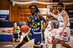 Basketball, bet-at-home Basketball Superliga 2021/22, Platzierungsrunde Spiel 8, Oberwart Gunners, UBSC Graz, Lesly Varner (11)