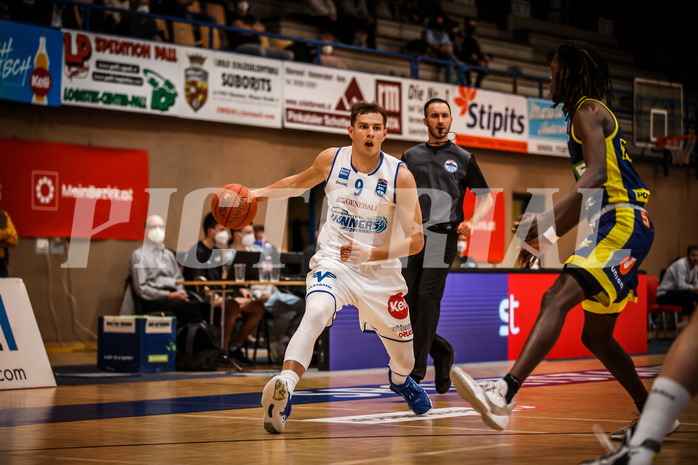 Basketball, bet-at-home Basketball Superliga 2021/22, Platzierungsrunde Spiel 8, Oberwart Gunners, UBSC Graz, Edi Patekar (9)
