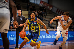 Basketball, bet-at-home Basketball Superliga 2021/22, Platzierungsrunde Spiel 8, Oberwart Gunners, UBSC Graz, Randy Haynes (3)