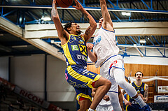 Basketball, bet-at-home Basketball Superliga 2021/22, Platzierungsrunde Spiel 8, Oberwart Gunners, UBSC Graz, Randy Haynes (3)