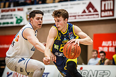 Basketball, bet-at-home Basketball Superliga 2021/22, Platzierungsrunde Spiel 8, Oberwart Gunners, UBSC Graz, Lukas Simoner (12)Lukas Simoner (12)