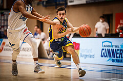 Basketball, bet-at-home Basketball Superliga 2021/22, Platzierungsrunde Spiel 8, Oberwart Gunners, UBSC Graz, Paul Isbetcherian (9)