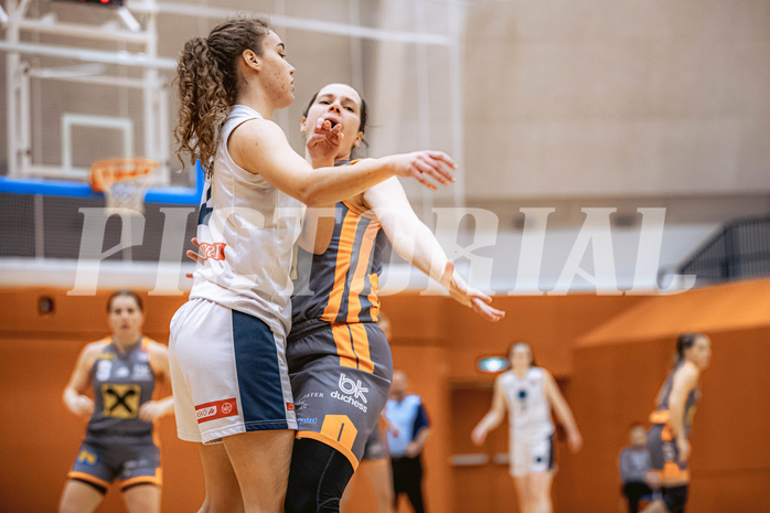 Basketball, Win2Day Basketball Damen Superliga 2022/23, Grunddurchgang 12.Runde, Vienna Timberwolves, BK Raiffeisen Duchess Klosterneuburg, Cristina Nino (2)
