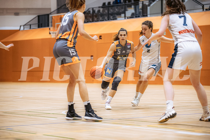 Basketball, Win2Day Basketball Damen Superliga 2022/23, Grunddurchgang 12.Runde, Vienna Timberwolves, BK Raiffeisen Duchess Klosterneuburg, Lisa Zderadicka (5)