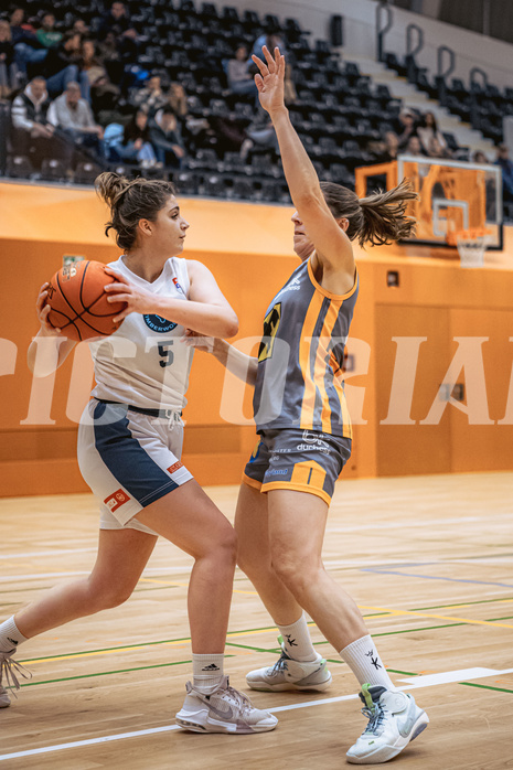 Basketball, Win2Day Basketball Damen Superliga 2022/23, Grunddurchgang 12.Runde, Vienna Timberwolves, BK Raiffeisen Duchess Klosterneuburg, Valentina Mraulak (5)