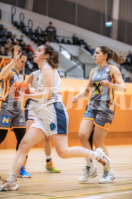 Basketball, Win2Day Basketball Damen Superliga 2022/23, Grunddurchgang 12.Runde, Vienna Timberwolves, BK Raiffeisen Duchess Klosterneuburg, Mira Eulering (7)
