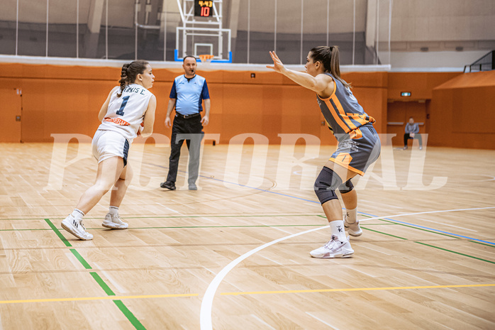 Basketball, Win2Day Basketball Damen Superliga 2022/23, Grunddurchgang 12.Runde, Vienna Timberwolves, BK Raiffeisen Duchess Klosterneuburg, Elisa Khamis (1)