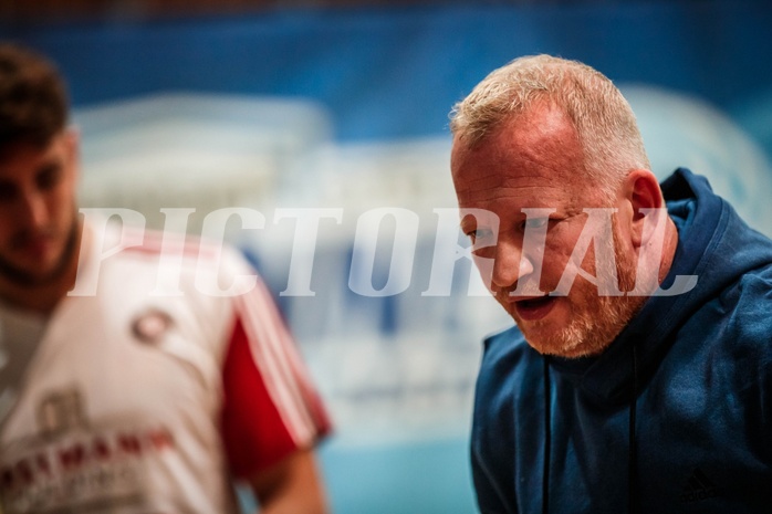 Basketball, ABL 2018/19, Grunddurchgang 1.Runde, Oberwart Gunners, BC Vienna, Luigi Gresta (Head Coach)