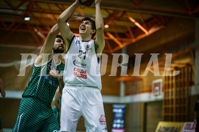 Basketball, Basketball Zweite Liga, Grunddurchgang 16.Runde, BBC Nord Dragonz, KOS Celovec, Lukas Knor (21)
