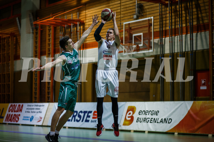 Basketball, Basketball Zweite Liga, Grunddurchgang 16.Runde, BBC Nord Dragonz, KOS Celovec, Filip Mileta (6)