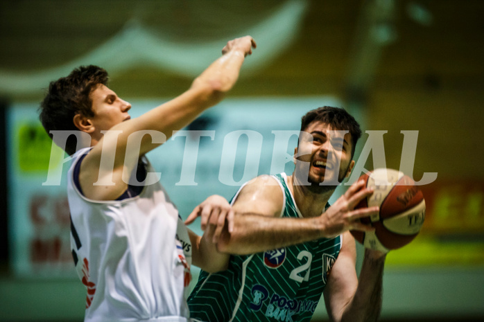 Basketball, Basketball Zweite Liga, Grunddurchgang 16.Runde, BBC Nord Dragonz, KOS Celovec, Marin Sliskovic (21)