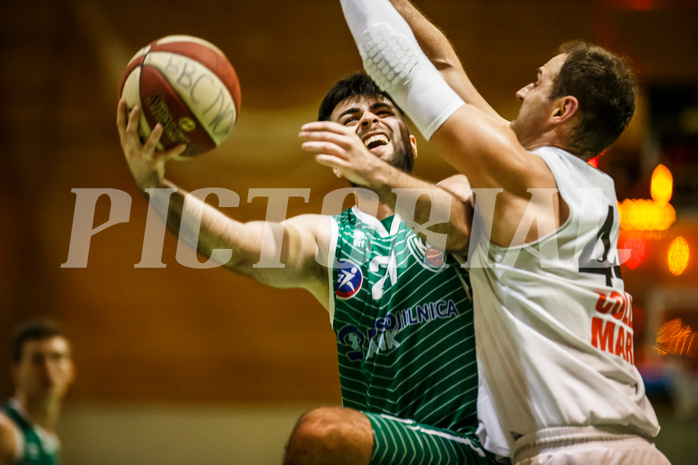 Basketball, Basketball Zweite Liga, Grunddurchgang 16.Runde, BBC Nord Dragonz, KOS Celovec, Marin Sliskovic (21)