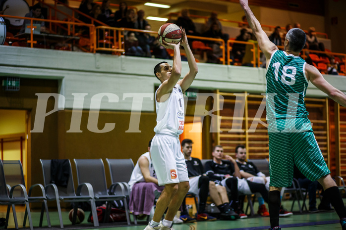 Basketball, Basketball Zweite Liga, Grunddurchgang 16.Runde, BBC Nord Dragonz, KOS Celovec, Philipp Kedl (13)