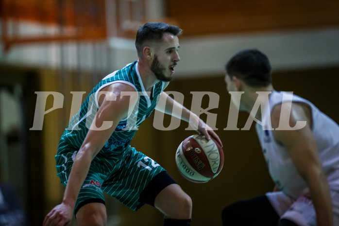 Basketball, Basketball Zweite Liga, Grunddurchgang 16.Runde, BBC Nord Dragonz, KOS Celovec, Tiso Cvitkovic (12)
