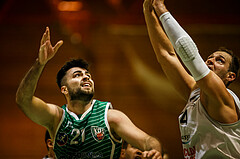 Basketball, Basketball Zweite Liga, Grunddurchgang 16.Runde, BBC Nord Dragonz, KOS Celovec, Marin Sliskovic (21)
